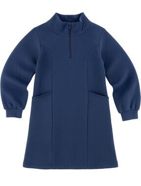 NWT Florence Eiseman Size 12 Jacquard Navy Knit Dress